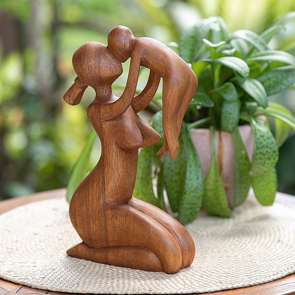 Mother's Love Wood sculpture