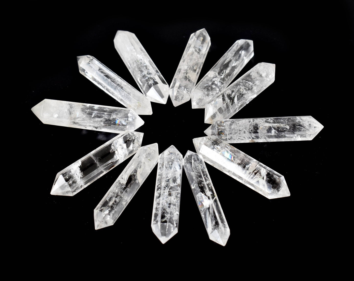Double Terminated Quartz Point Crystal