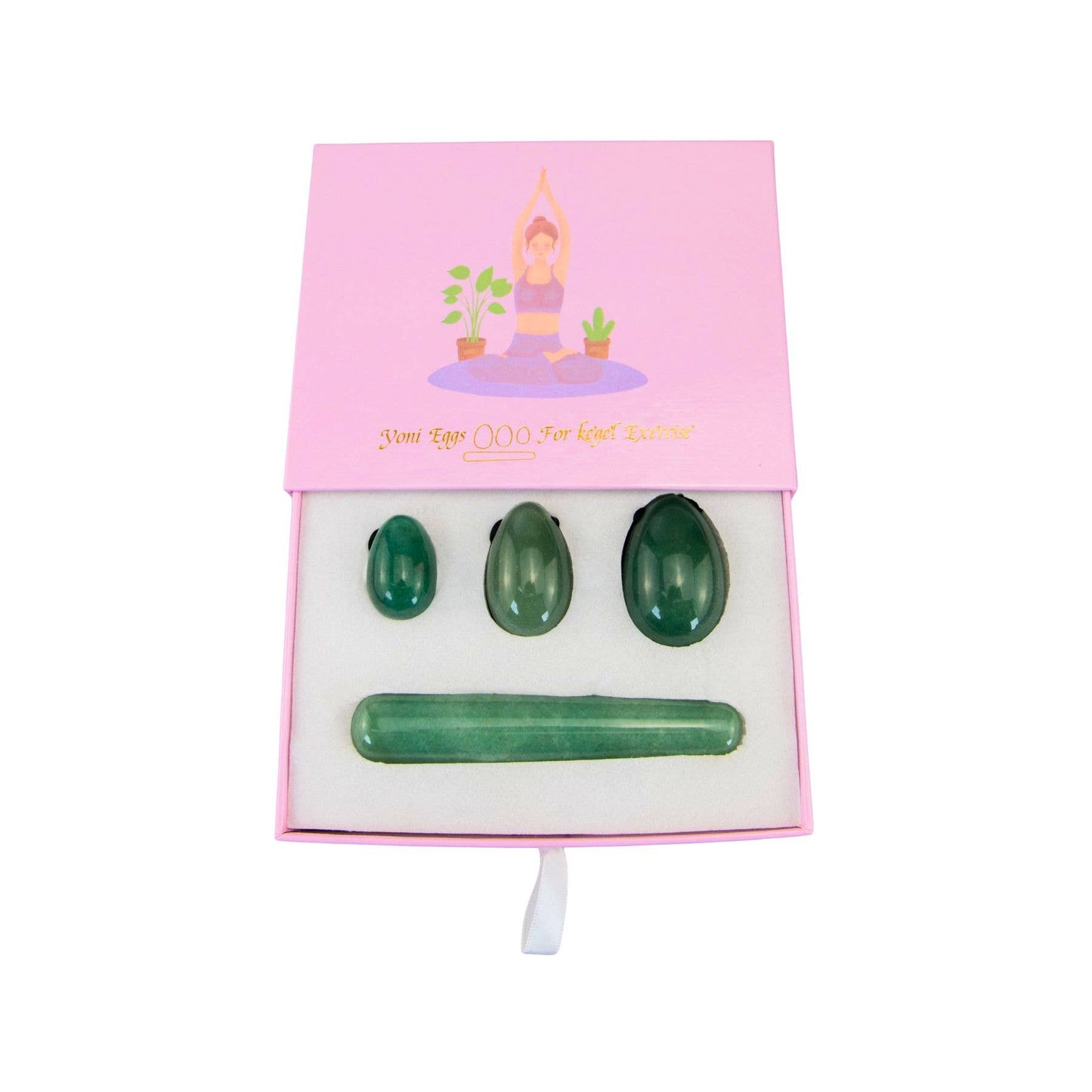 Yoni Eggs: Green Aventurine / 3pc
