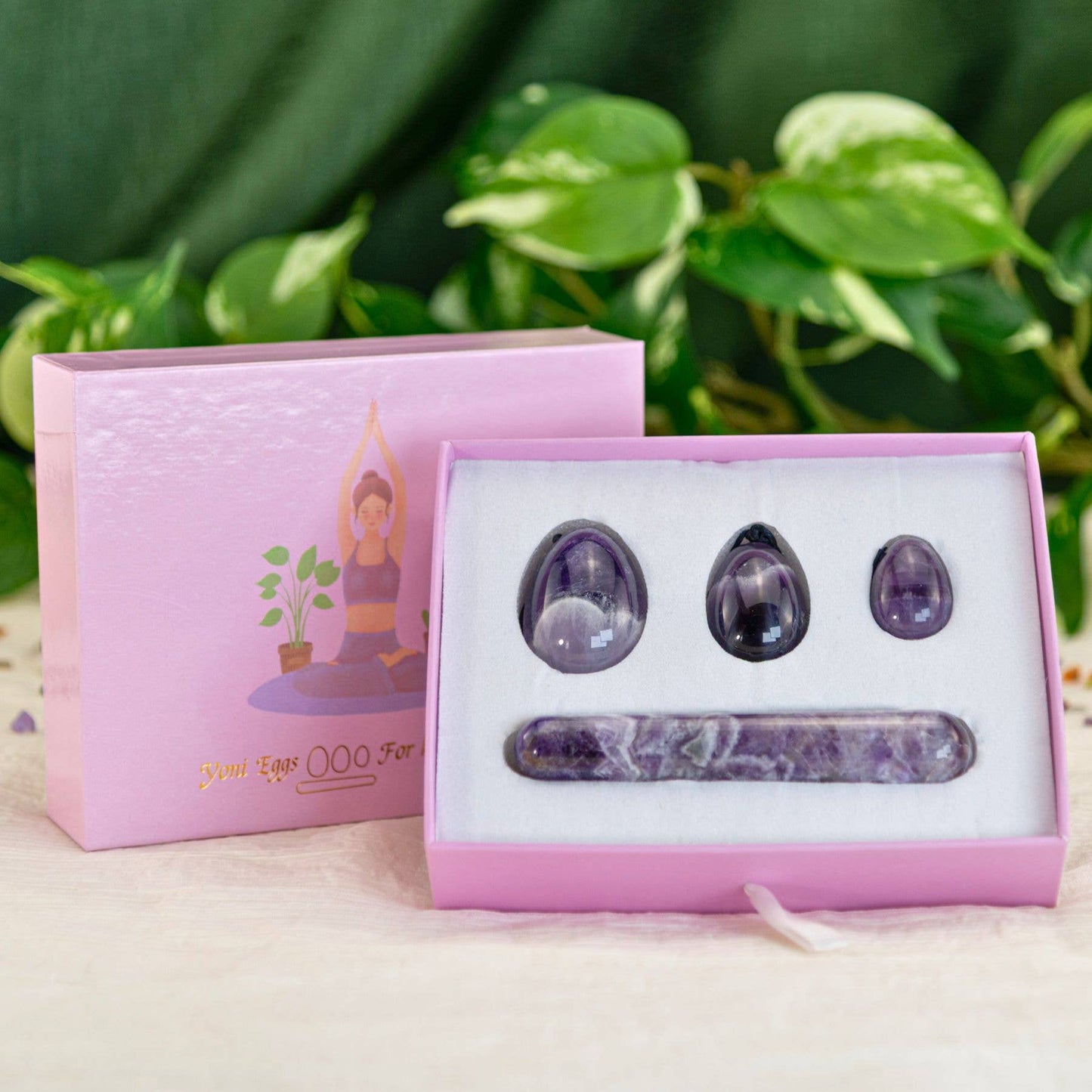 Yoni Eggs: Black Obsidian / 3pc
