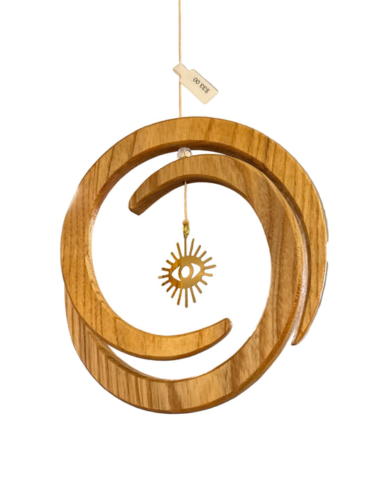 Wood Wind Spiral Prism
