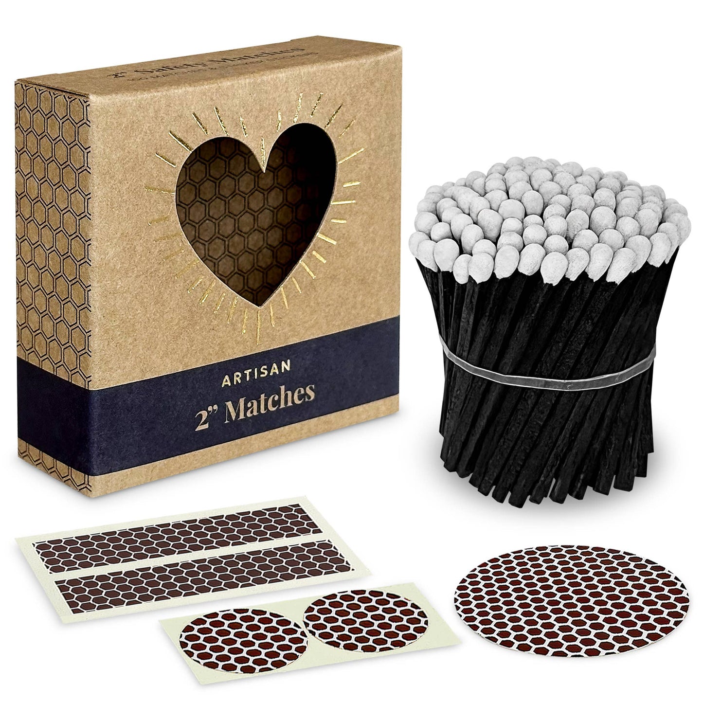 2" Refill Matches - Colors of Your Choice + Striker Stickers