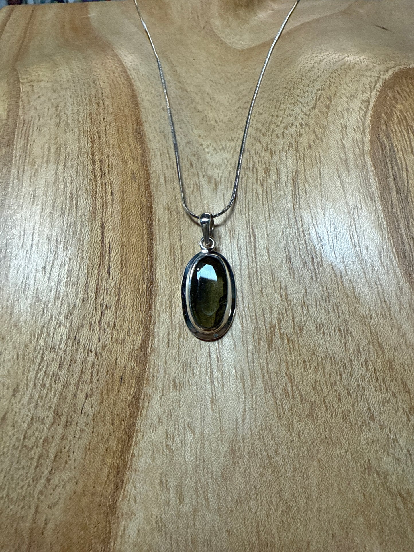 Moldavite Pendant