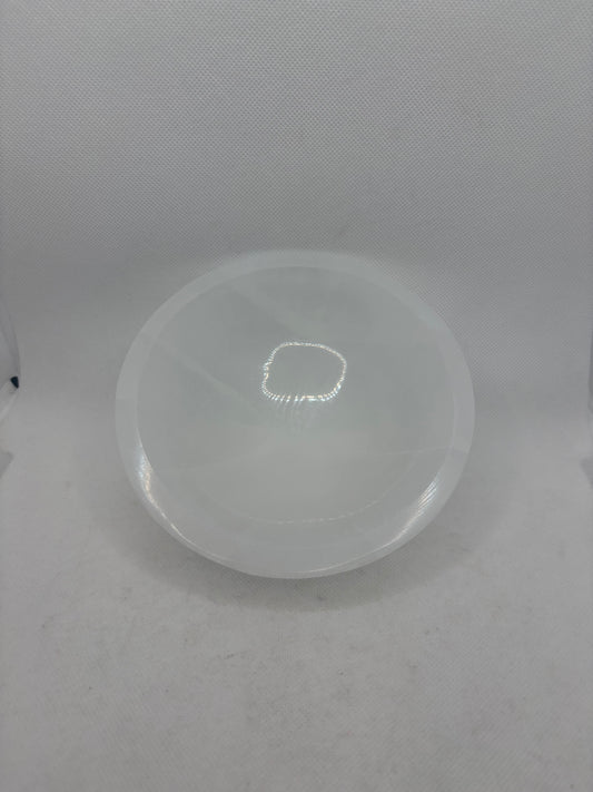 Selenite Bowl Round 6"