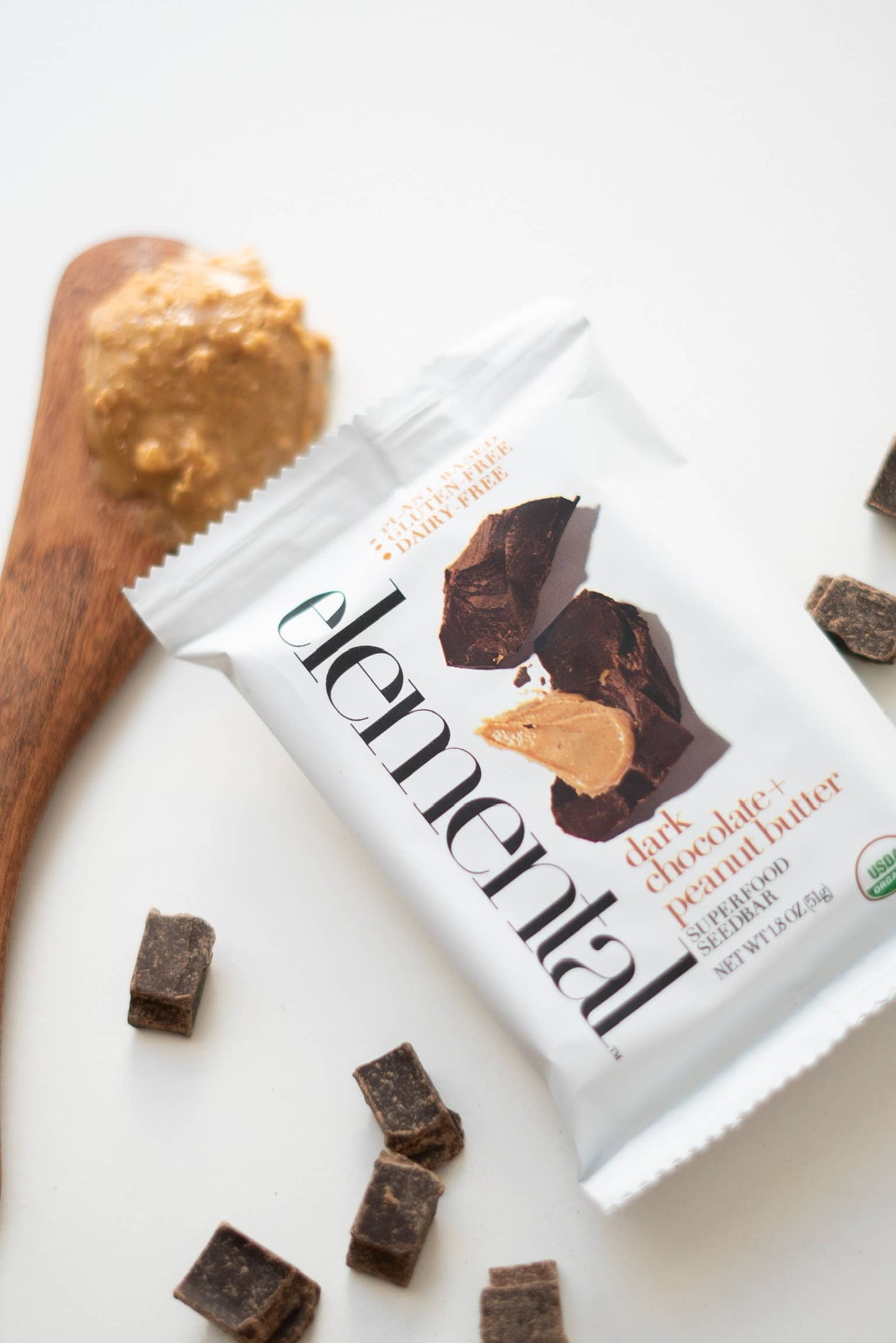 Dark Chocolate + Peanut Butter