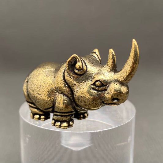 Brass Rhino Crafts Decoration Desktop Ornaments
