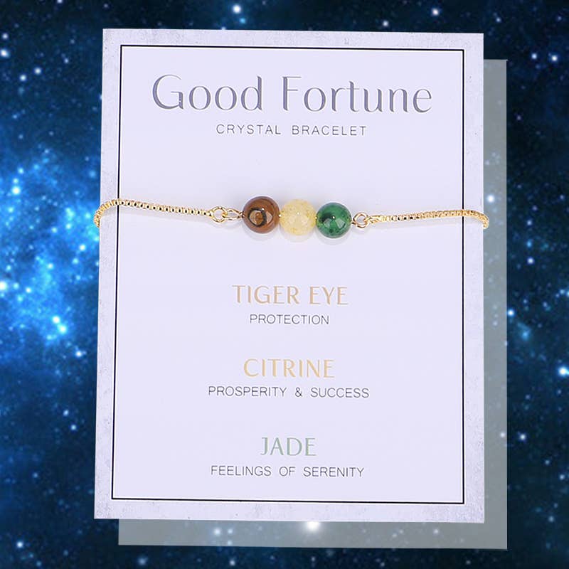 Good Fortune Gold Chain Empowerment Bracelets - Good Fortune