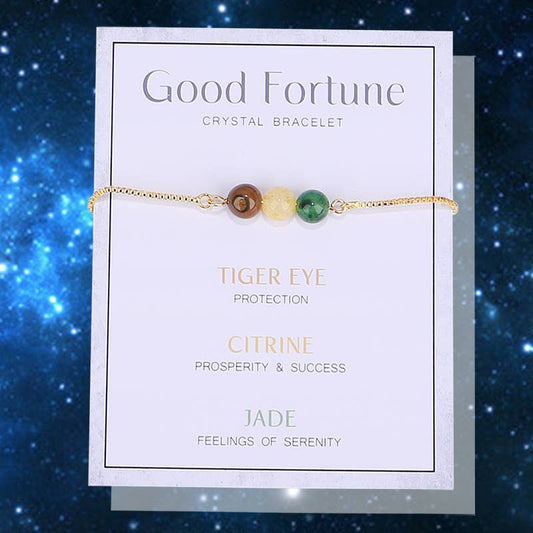 Good Fortune Gold Chain Empowerment Bracelets - Good Fortune