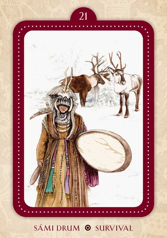 Spirit of the Drum Oracle by Barbara  Meiklejohn-Free: Flashcards; 136 pages / English