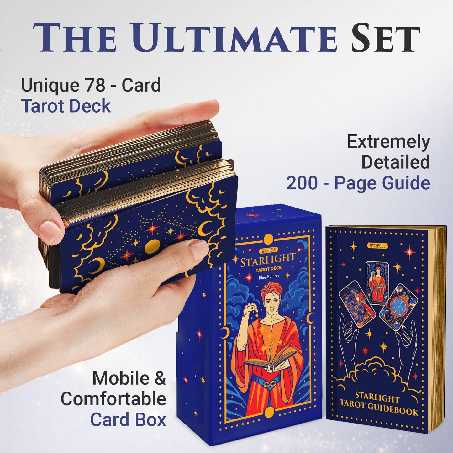 Starlight Tarot Cards - Blue Edition by Wysell