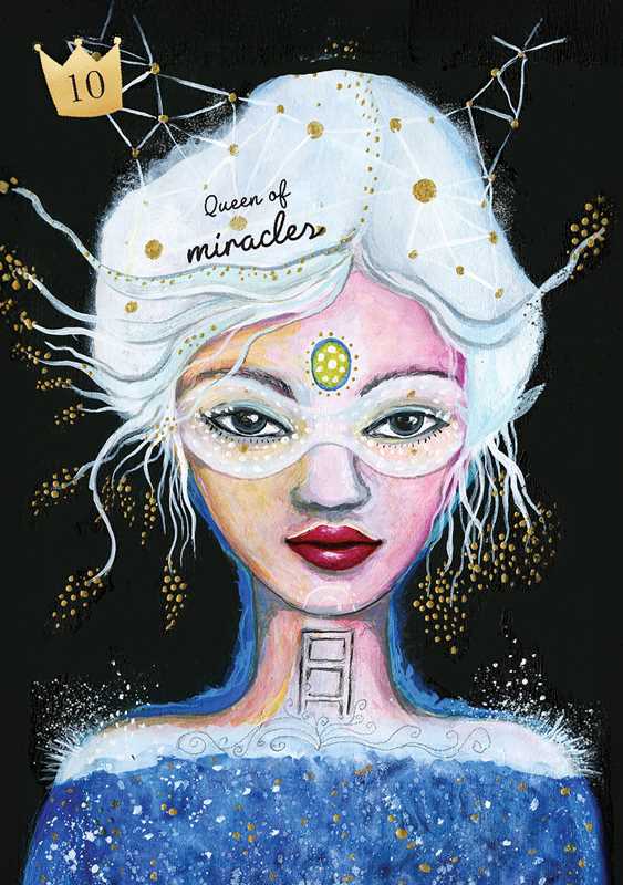 I Am Queen Oracle by Outi Harma: Flashcards; 128 pages / English
