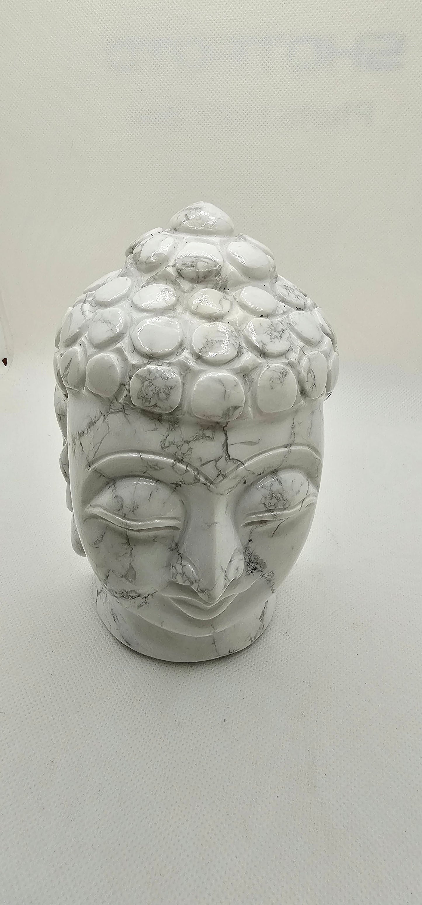 Howlite Buddha Head