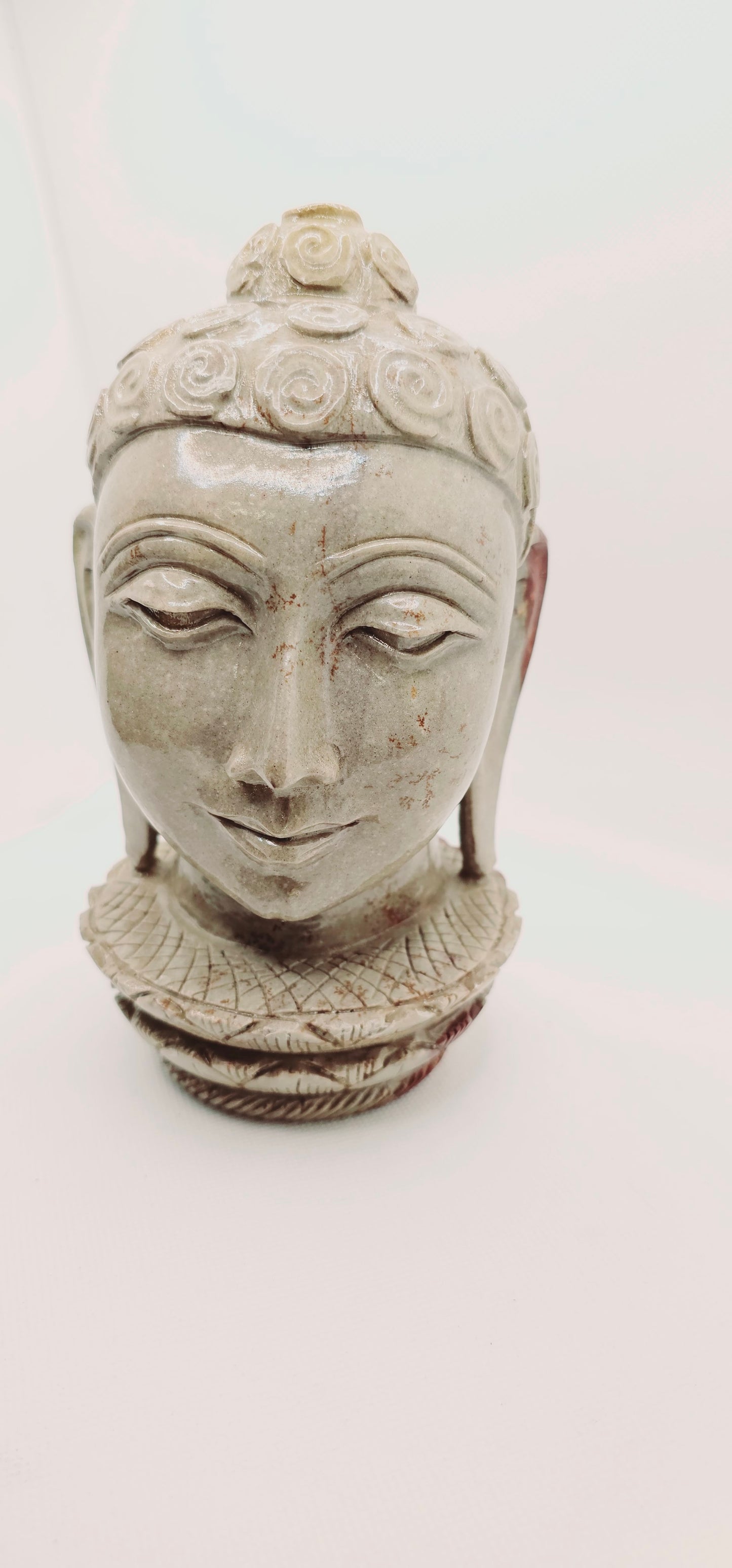 Shiva Lingam Buddha Head