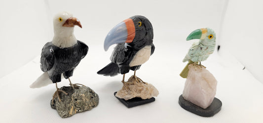 Carved Stone Birds