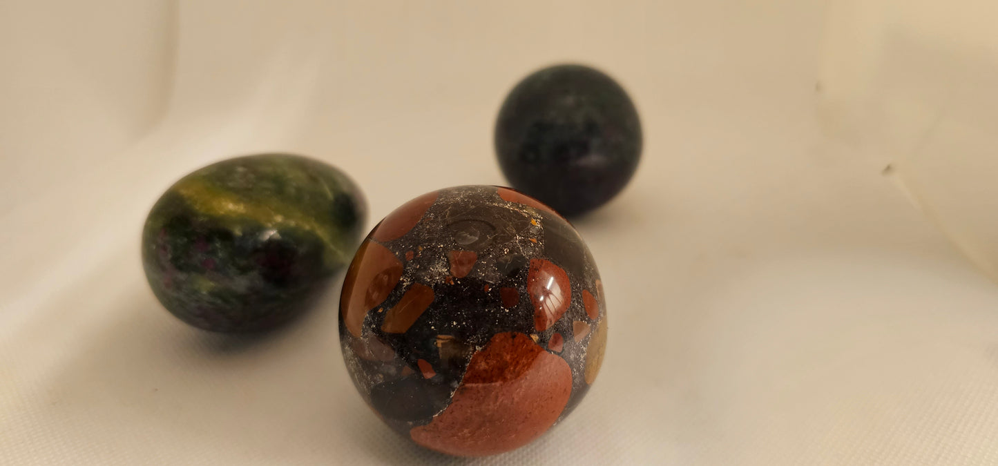 Breccitated Jasper or Ruby in Fuchsite