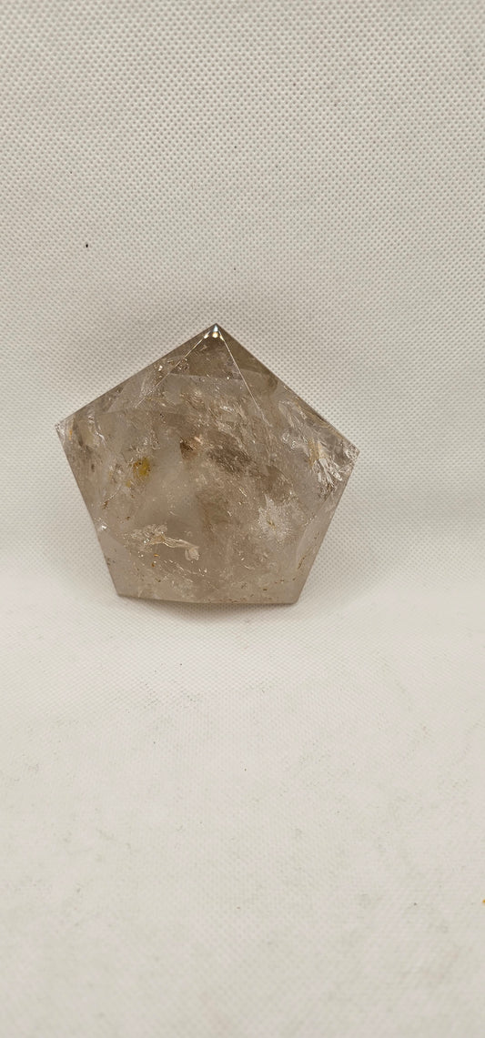 Smokey Quartz Crystal Diamond Shape