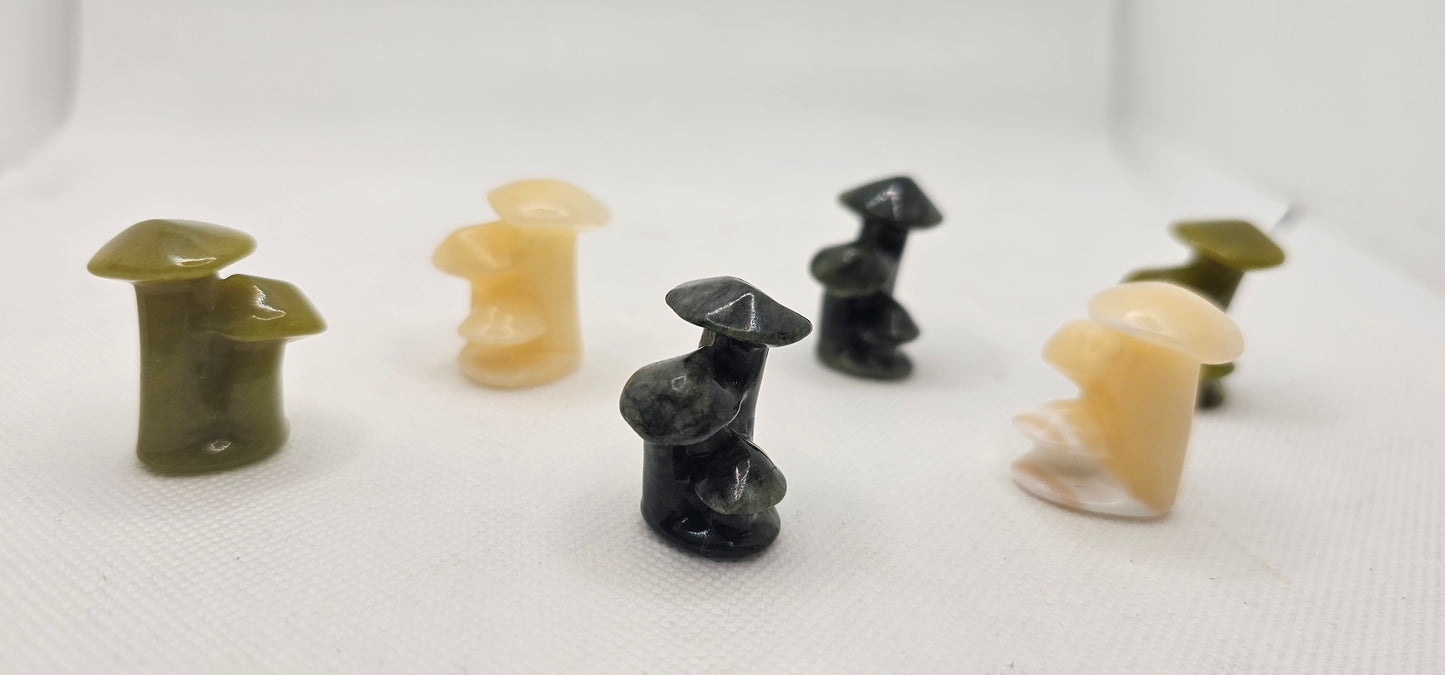 Stone Mushroom Baby Trio