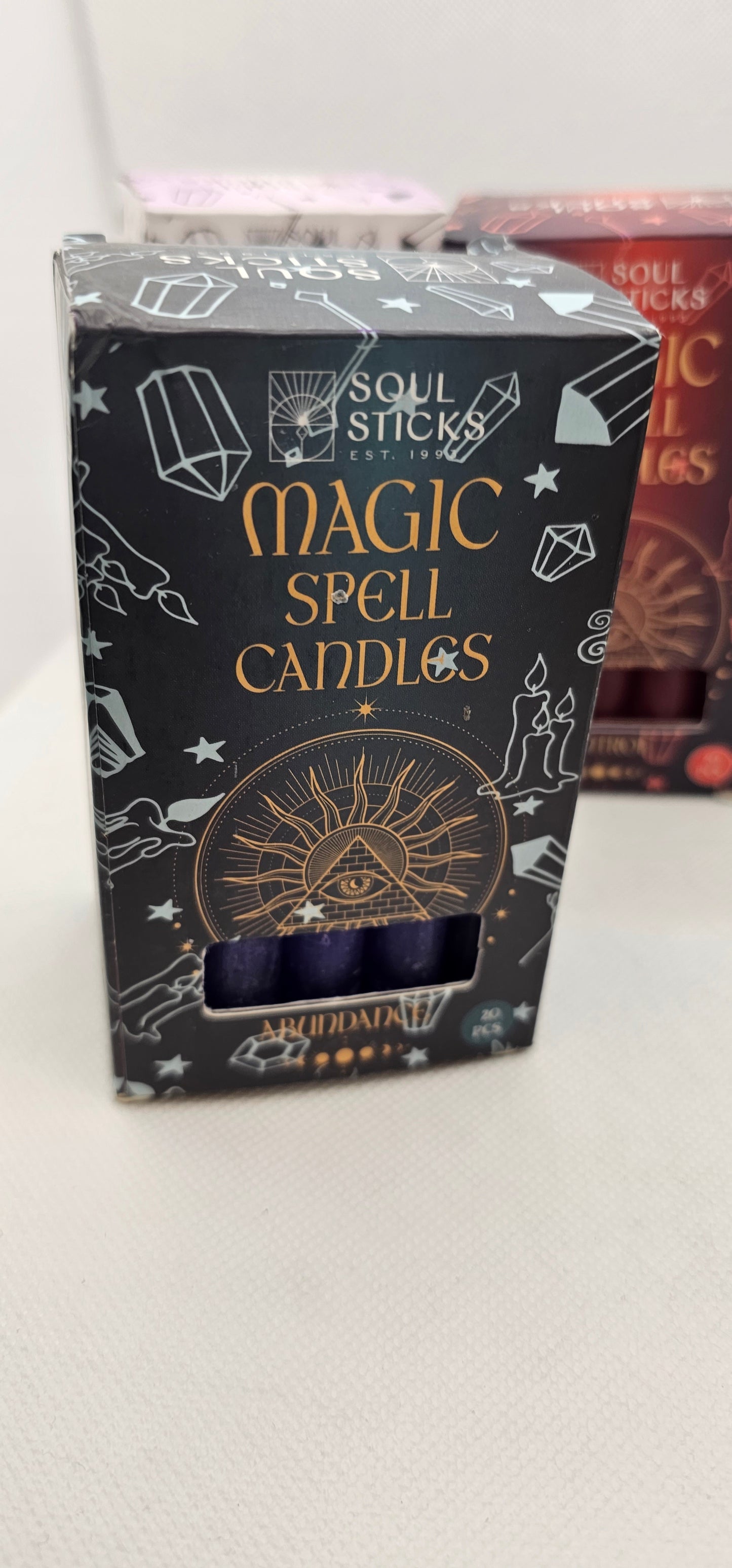 Magic Spell Candles- 20 Pack Soul Sticks