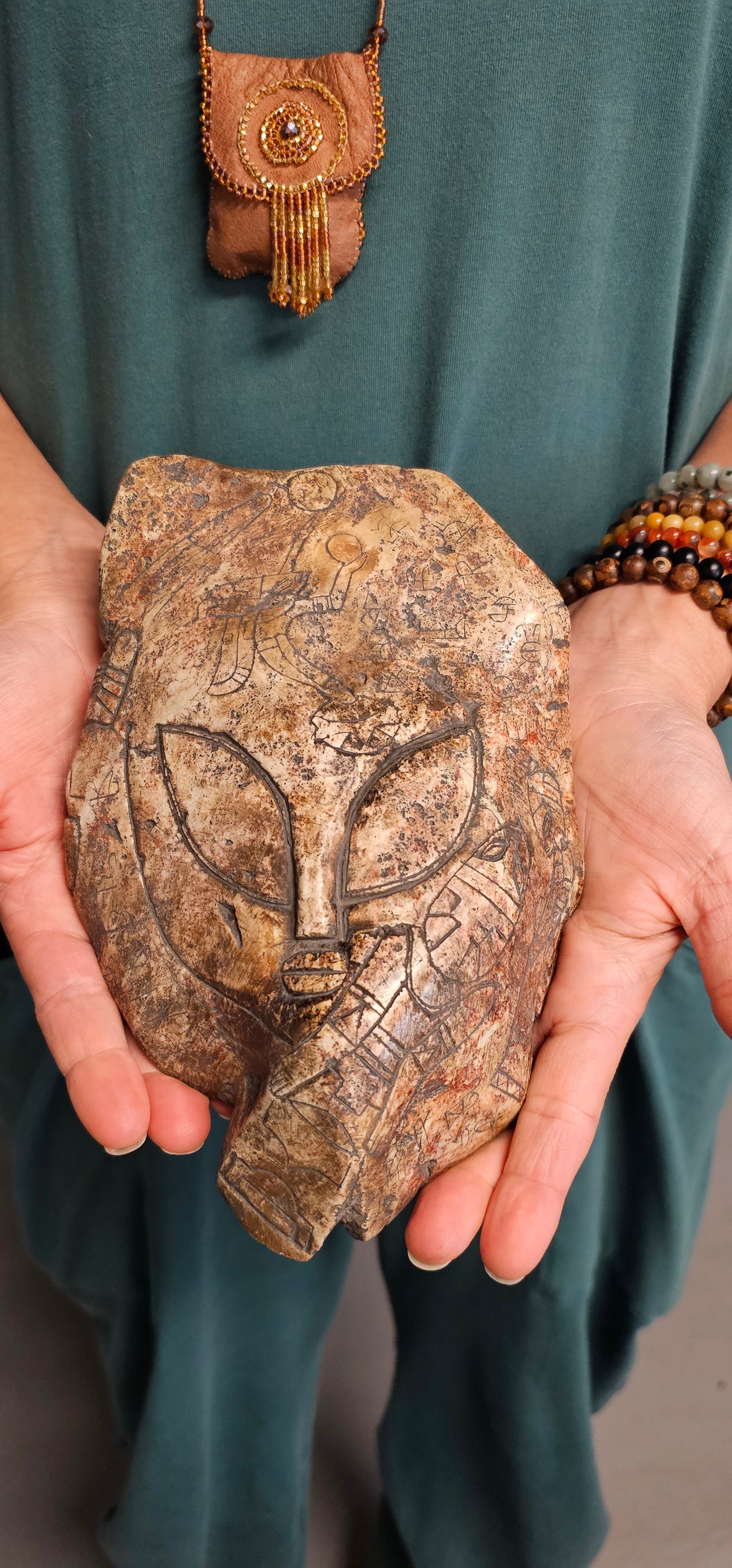 Jalisco Mexico Artifacts- Aligning with the Elements- Alien Carving