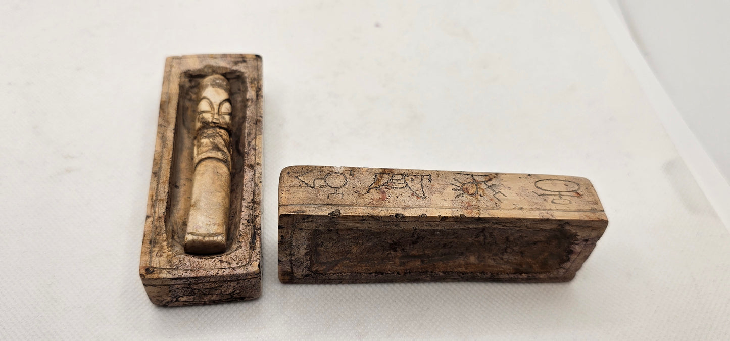 Jalisco Mexico Artifacts- Alien Carvings- Sarcophagus- Artifact D 3-Piece