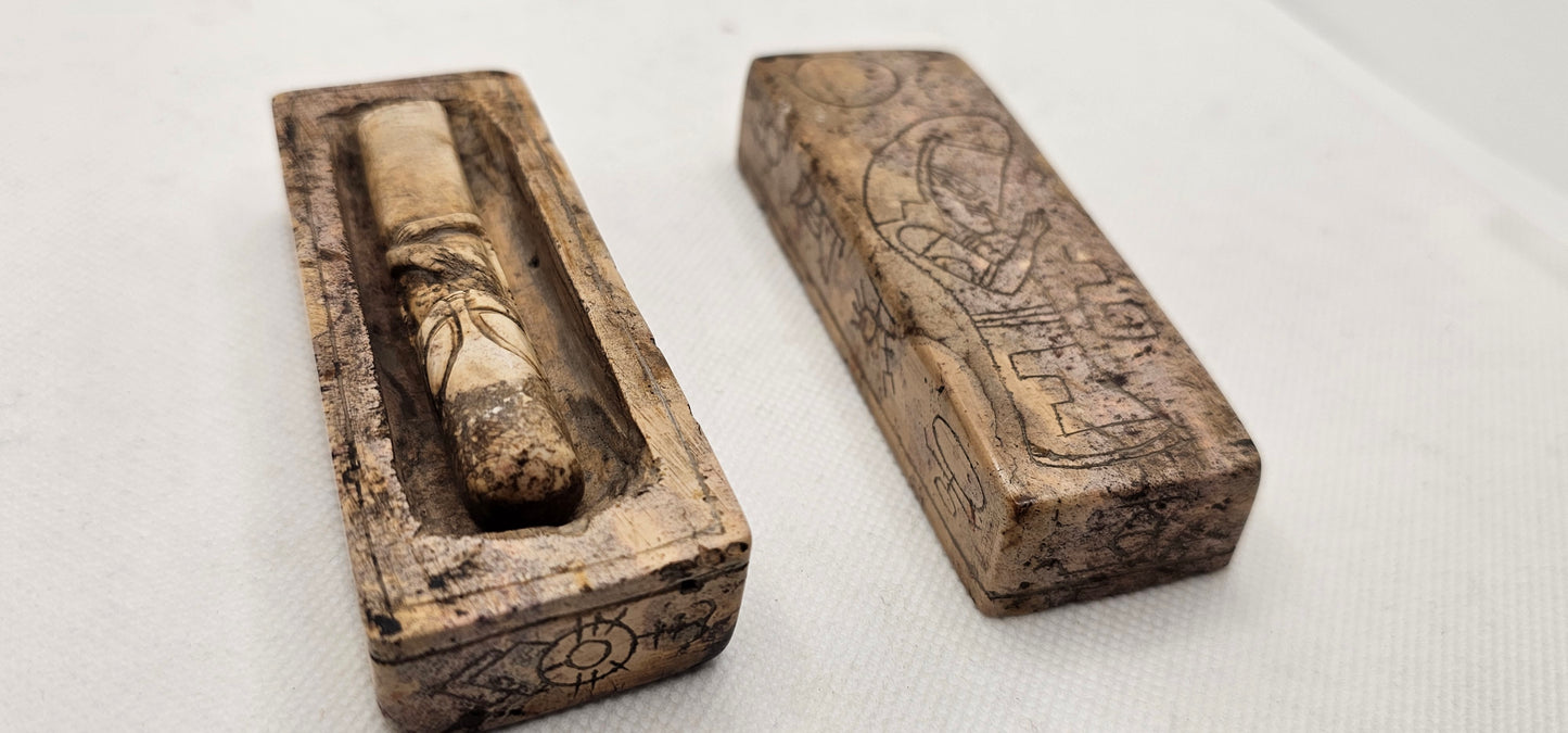Jalisco Mexico Artifacts- Alien Carvings- Sarcophagus- Artifact D 3-Piece