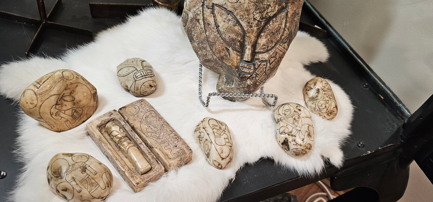 Jalisco Mexico Artifacts- Aligning with the Elements- Alien Carving