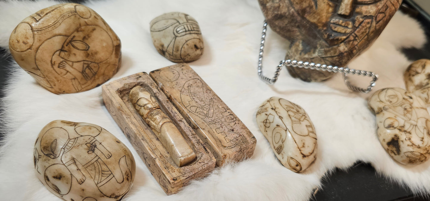 Jalisco Mexico Artifacts- Aligning with the Elements- Alien Carving