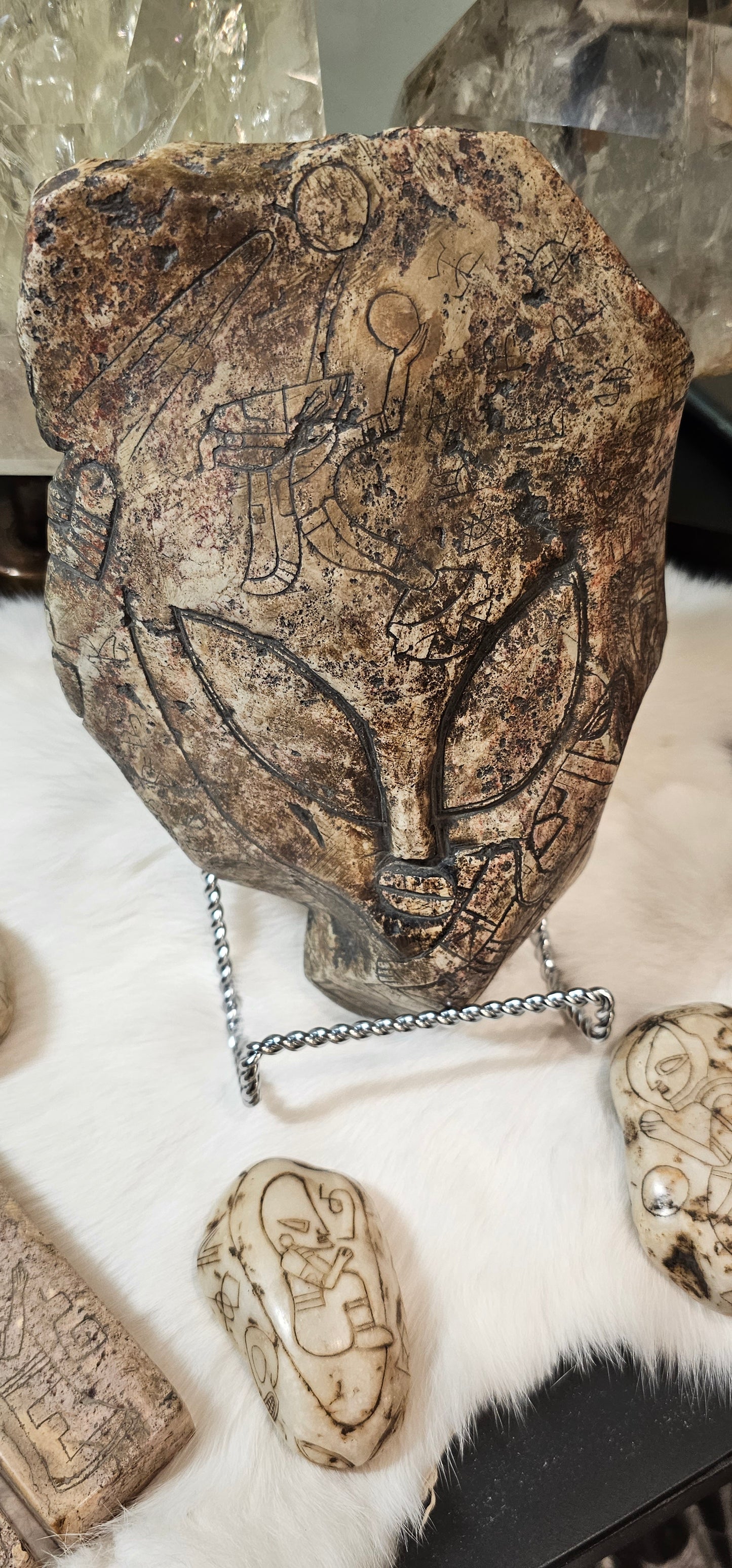 Jalisco Mexico Artifacts- Aligning with the Elements- Alien Carving