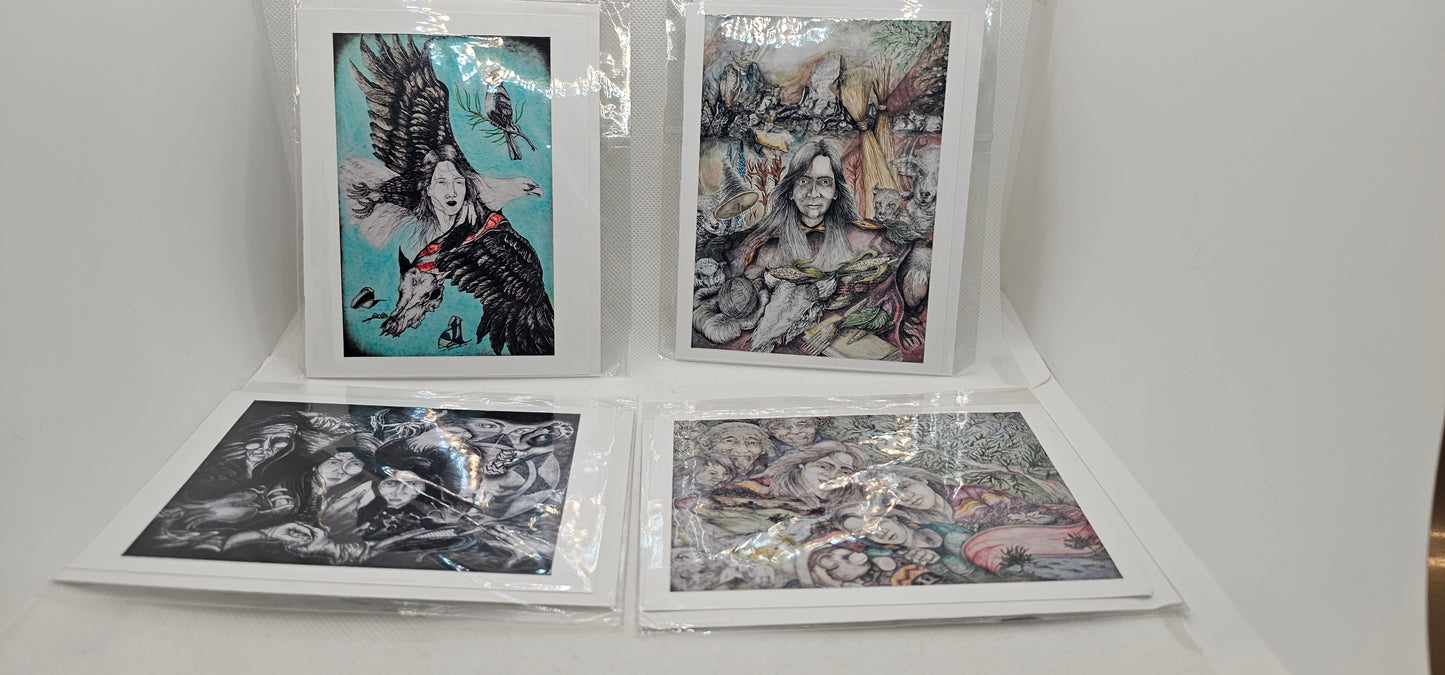 Native Greeting Card Made in Montana- Small