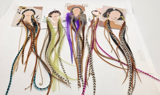 Free- Spirit Feather Earrings