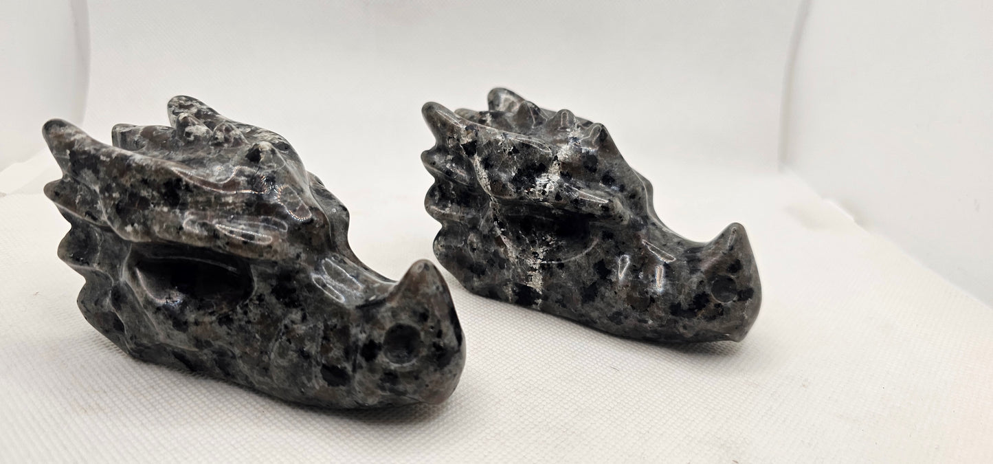 Stone Dragon Heads- XLG Yooperlite