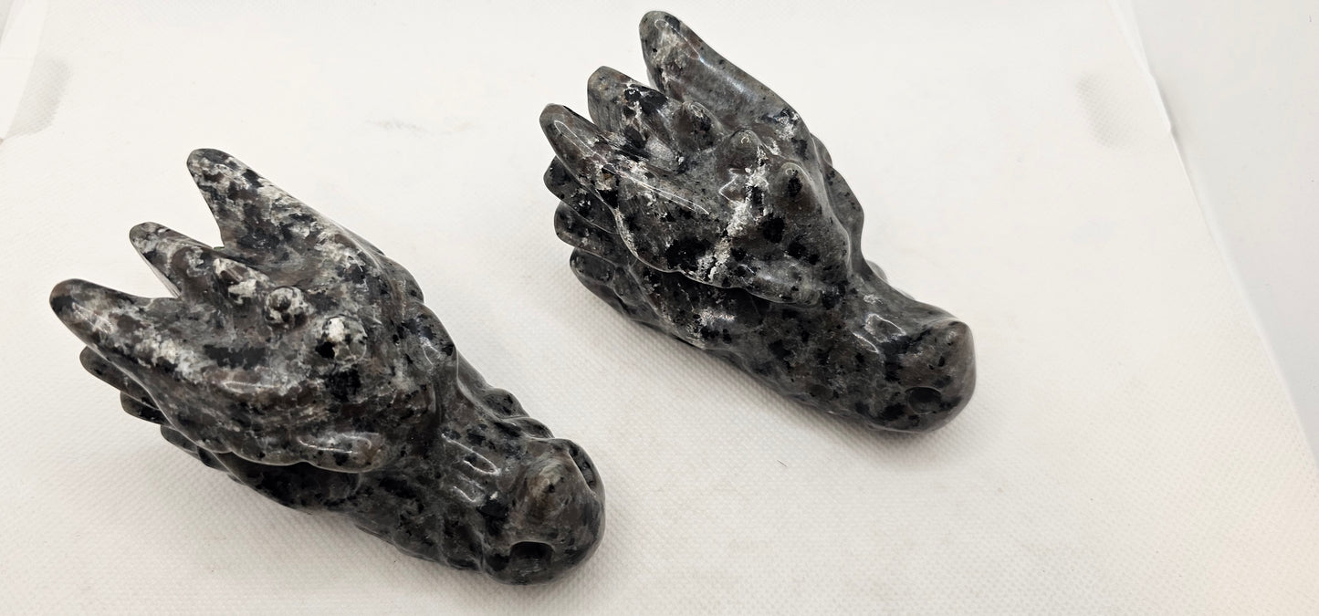 Stone Dragon Heads- XLG Yooperlite