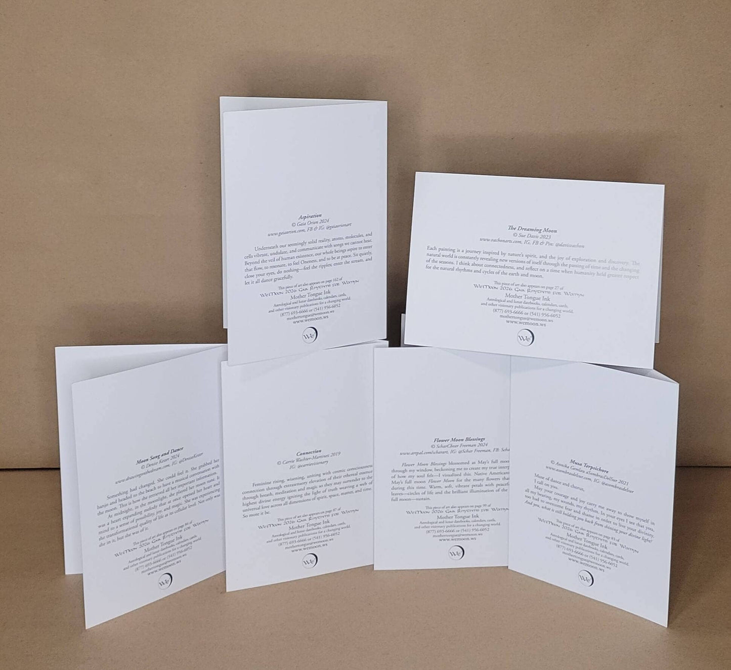2026 Greeting Card 6-Pack: Featuring Women's Art for All Occasions