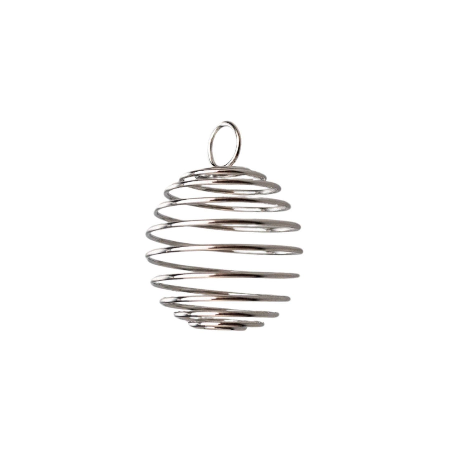 Crystal Spiral Cage Holder Gold or Silver