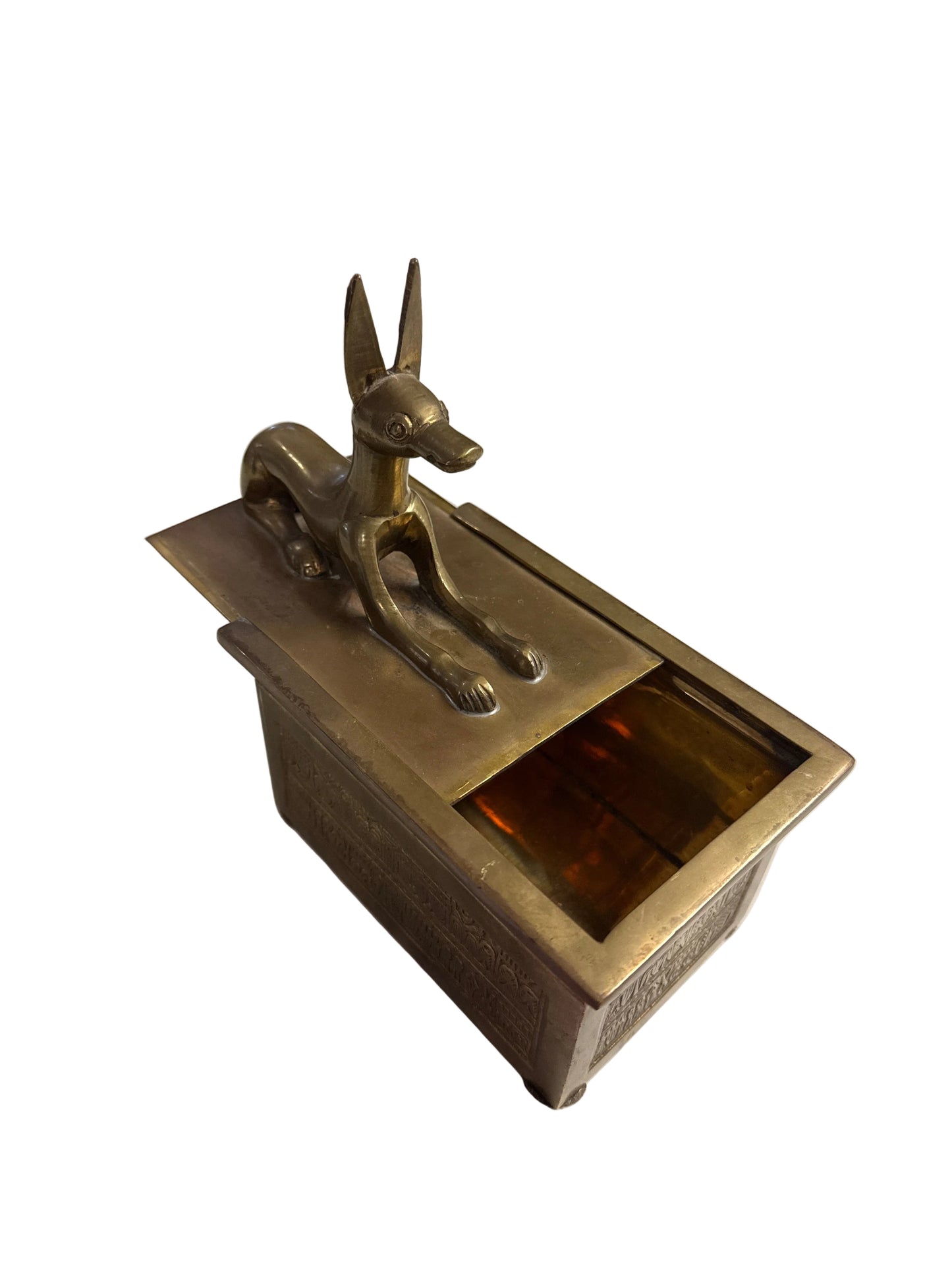 Egyptian Box Anubis Dog Box
