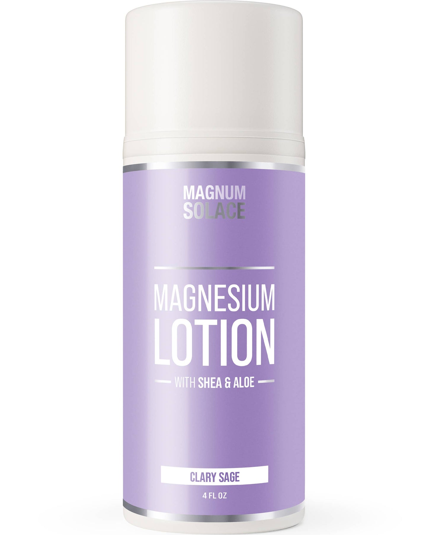 Magnesium Lotion - Restless Legs & Muscle Pain Relief: Unscented 4oz