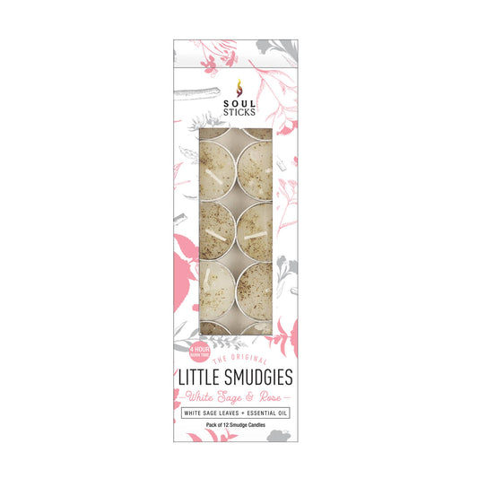 Soy Smudge Candle, Rose - Little Smudgies (12 pk.)