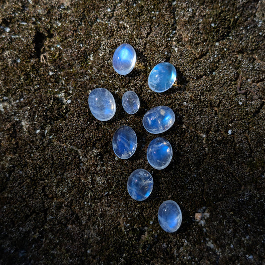 Tiny Baby Moonstone Cabochons
