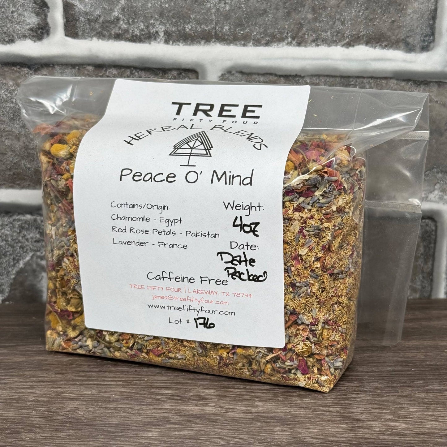 Peace O' Mind Herbal Tea Blend