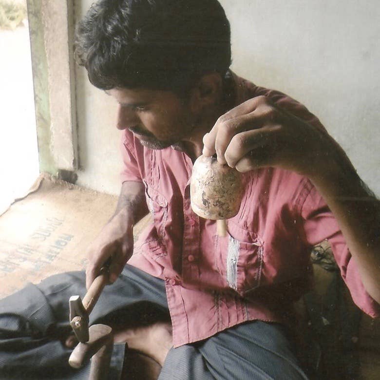Sa Re Ga Ma 5 Bell, Hand-tuned Garden Wind Chime, India