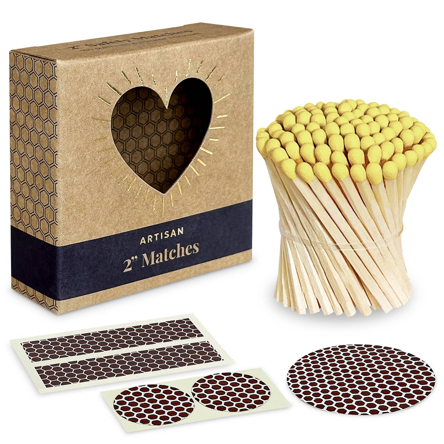 2" Refill Matches - Colors of Your Choice + Striker Stickers