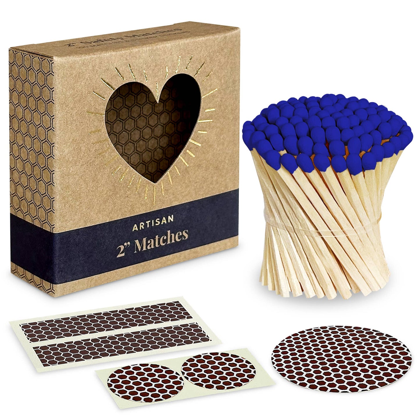 2" Refill Matches - Colors of Your Choice + Striker Stickers