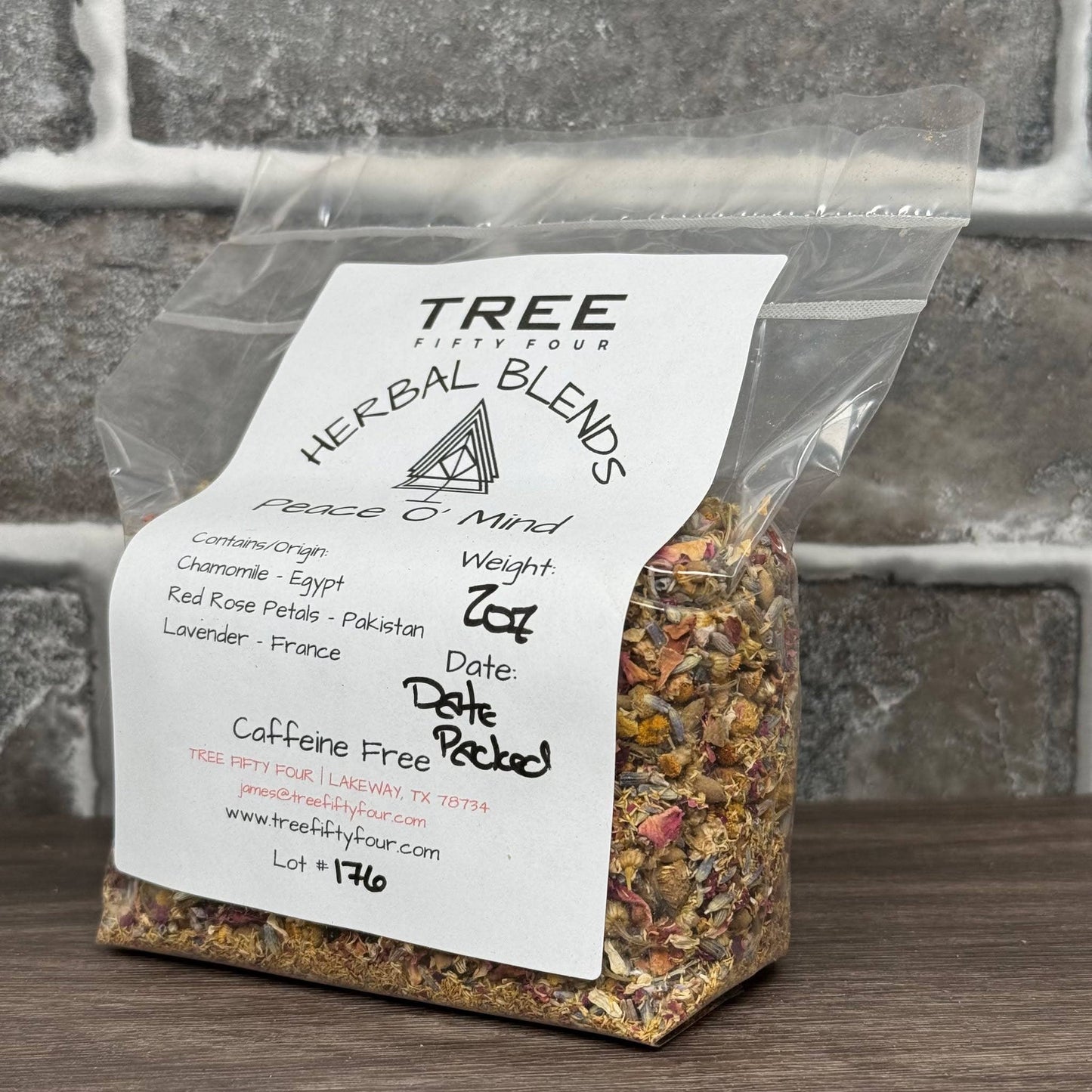 Peace O' Mind Herbal Tea Blend