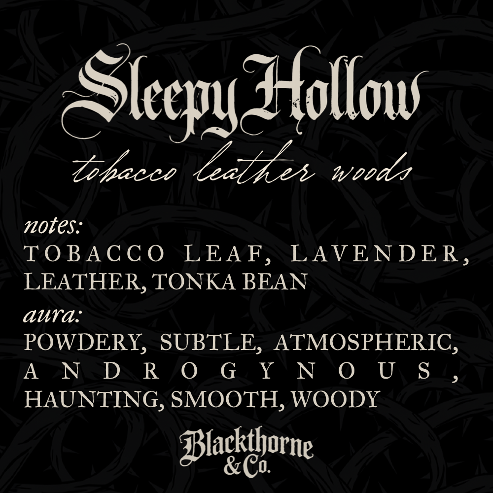 Sleepy Hollow incense sticks |  vegan gothic ritual incense