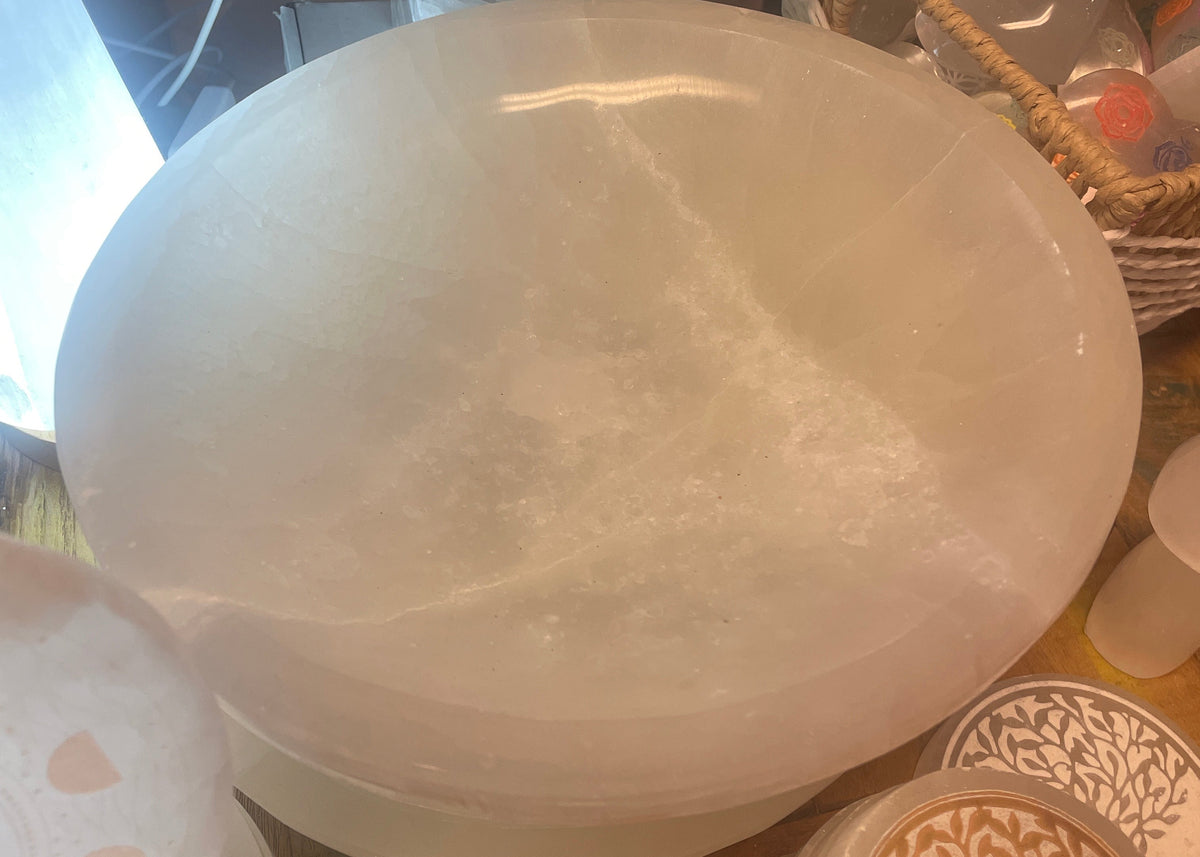 Selenite Bowl X-Large Round