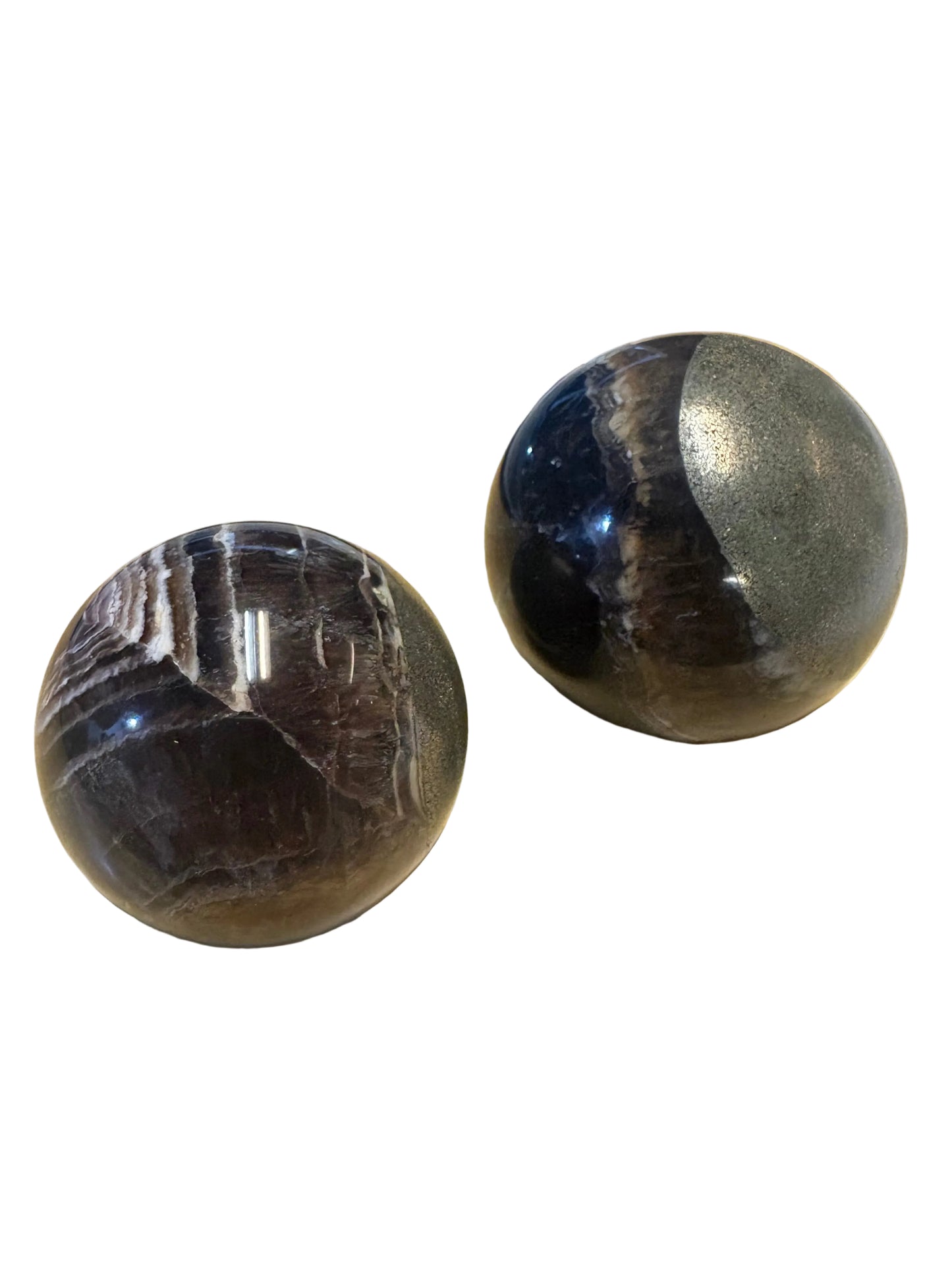 Fluorite and Pyrite Sphere