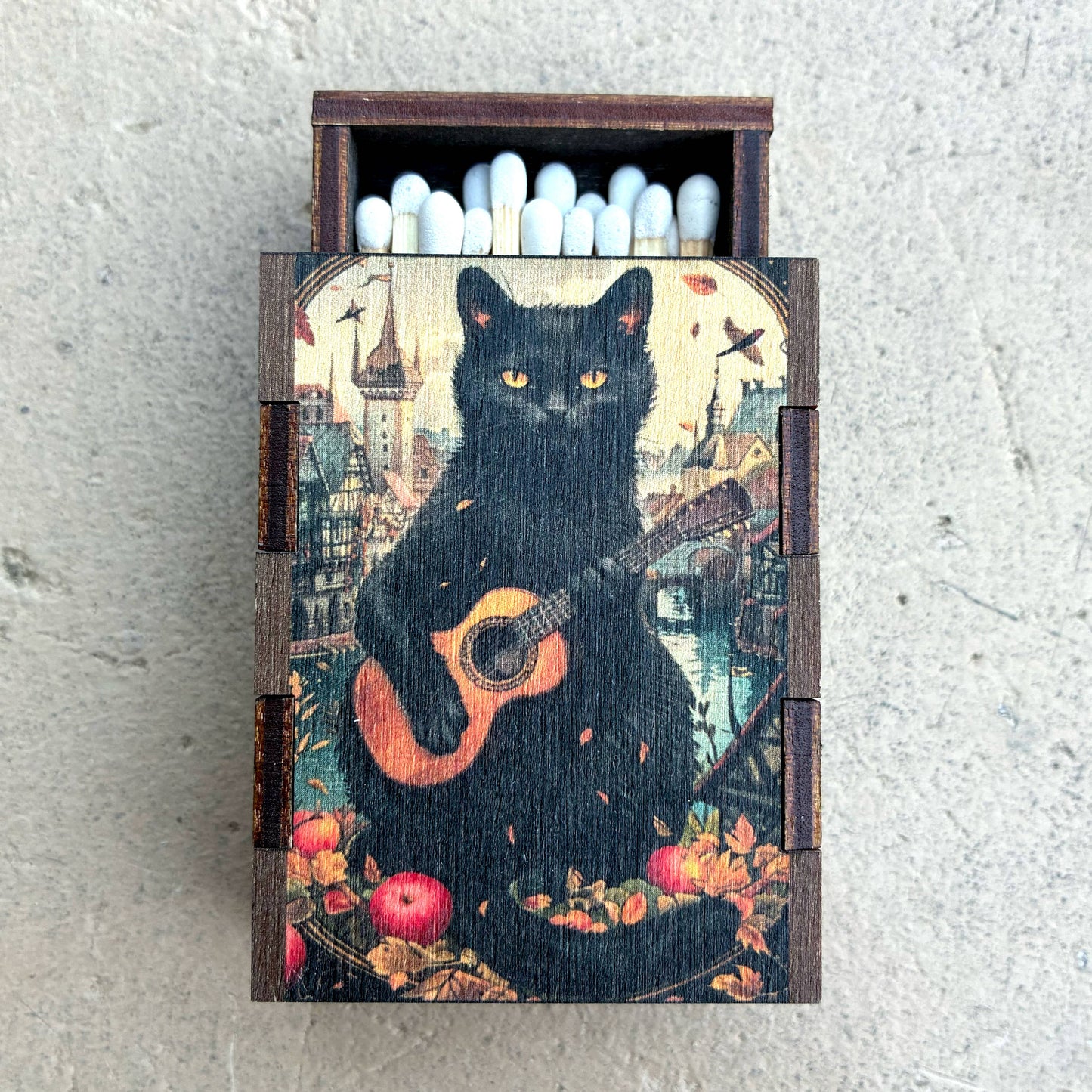 Matches Wooden Box