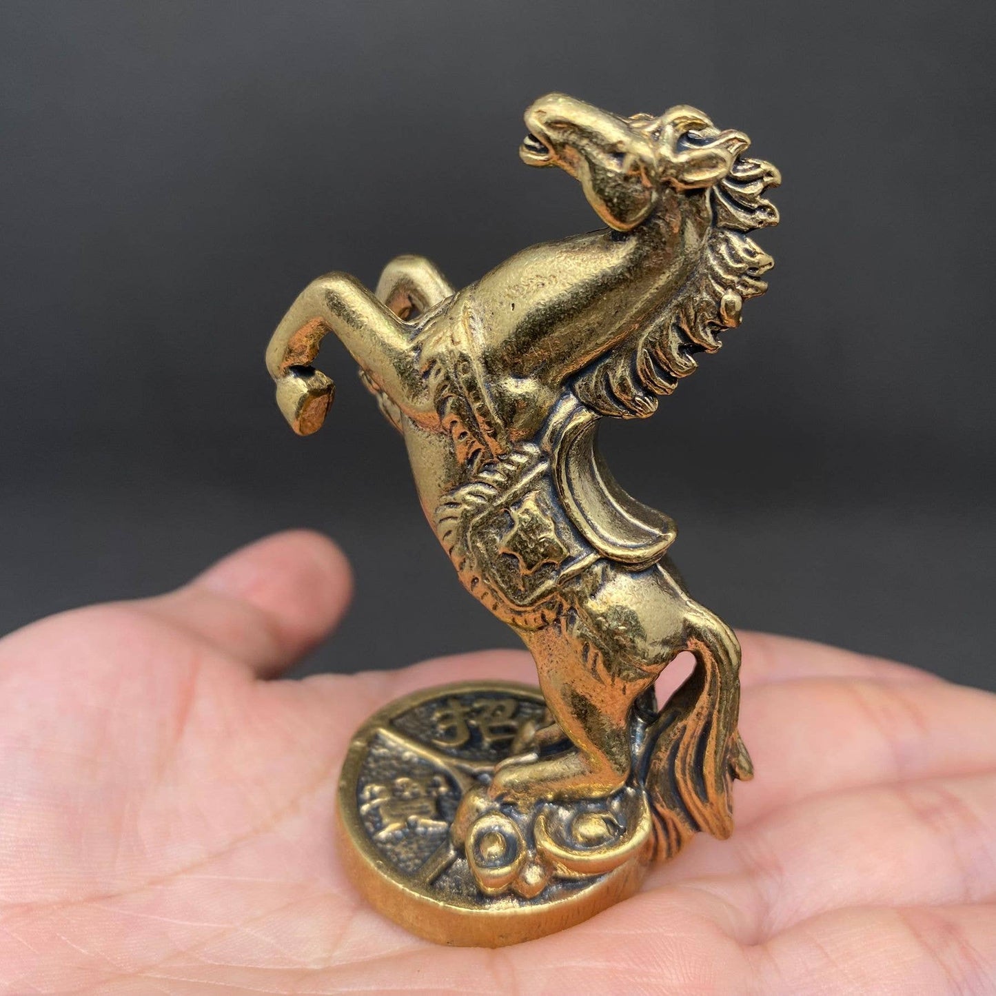 Brass Recruiting Wealth Horse Crafts Desktop Ornaments Decoration