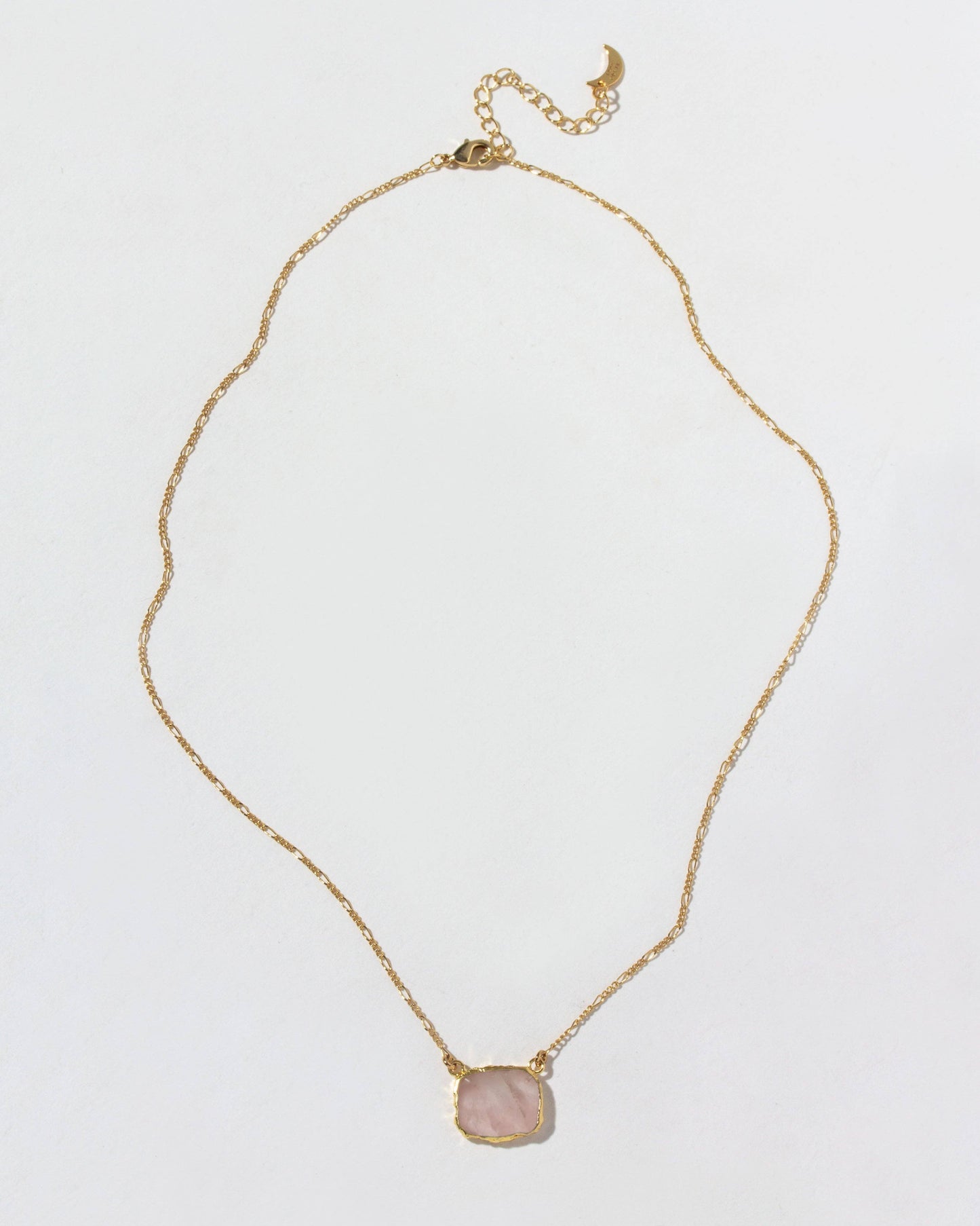 Wild & Grounded Necklace- Rose Quartz