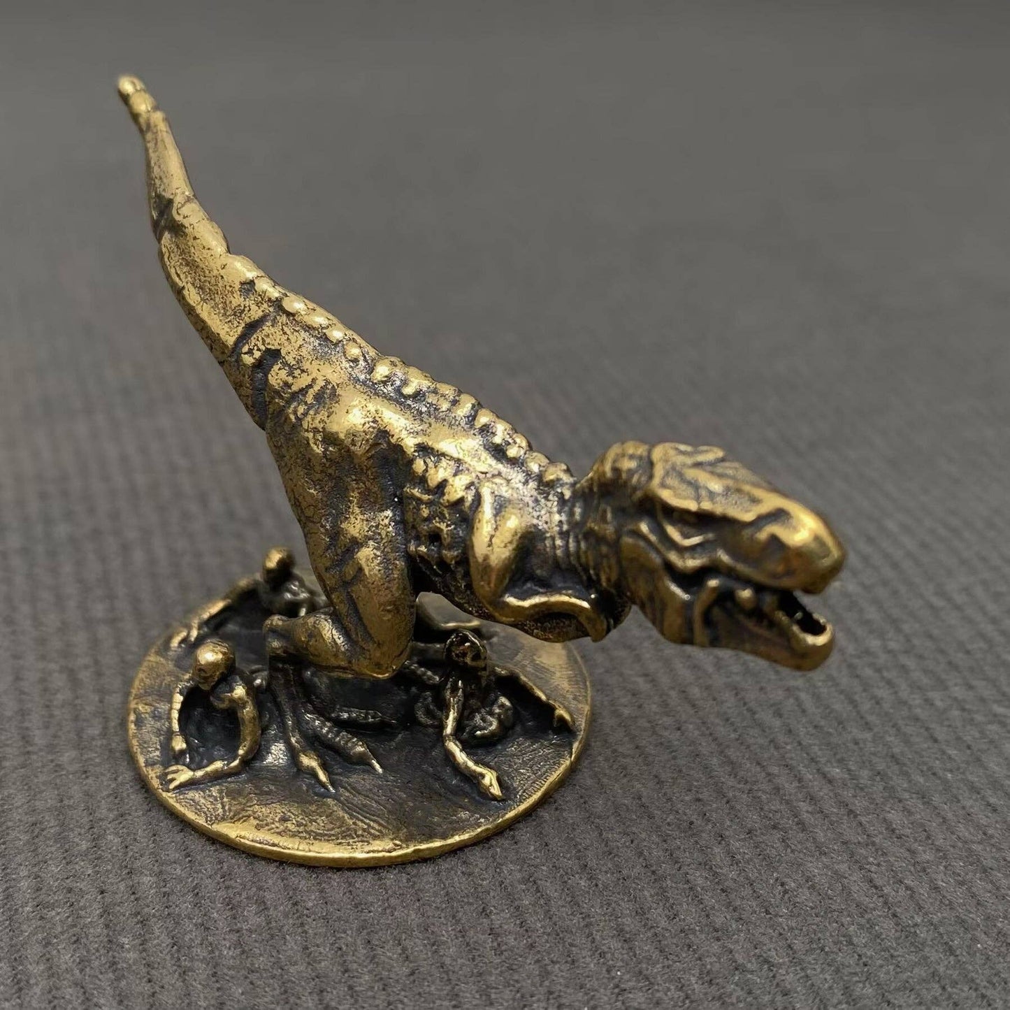 Tyrannosaurus Rex Brass Dinosaur Crafts Desktop Decoration